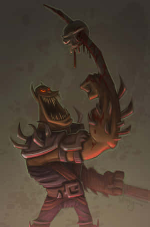 Ferocious Baraka In Mortal Kombat Wallpaper