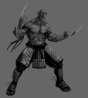 Ferocious Baraka Unleashes His Fury In Mortal Kombat Wallpaper