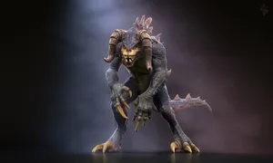 Ferocious Deathclaw Roaming The Wasteland Wallpaper