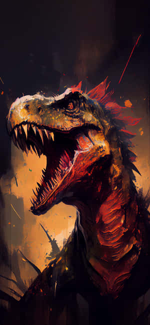 Ferocious_ Indominus_ Rex_ Artwork Wallpaper