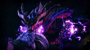 Ferocious Monsters Battle In Monster Hunter Wallpaper