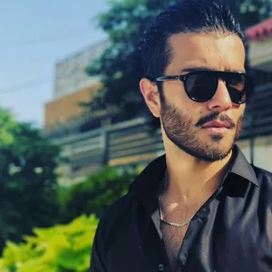 Feroz Khan Black Shirt And Shades Wallpaper