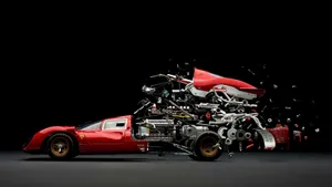 Ferrari 330 Deconstructed Model Wallpaper