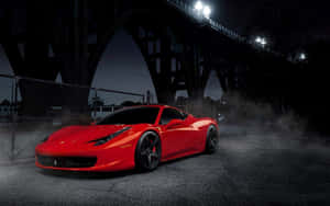 Ferrari 458 Speciale - A Stunning Masterpiece Of Engineering And Design Wallpaper