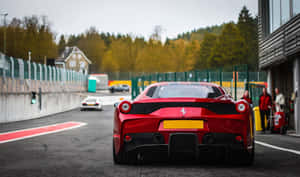 Ferrari 458 Speciale On The Road Wallpaper