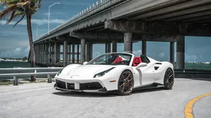 Ferrari 488 Spider - The Epitome Of Open-top Performance Wallpaper