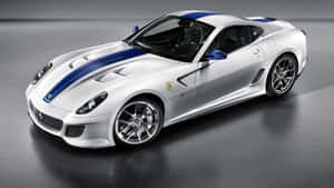 Ferrari 599 Gtb Fiorano In Striking Red Wallpaper