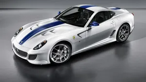 Ferrari 599 Gtb Fiorano In Striking Red Wallpaper