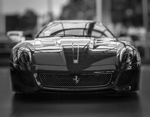 Ferrari 599 Gto Black Sports Cars Wallpaper