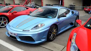 Ferrari F430 Speeding On The Highway Wallpaper