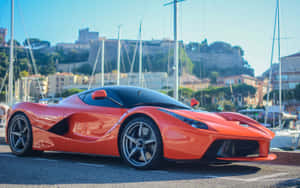 Ferrari Laferrari: Power And Elegance Combined Wallpaper