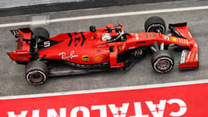 Ferrari Sf90 F1 Racer For The 2019 Season Wallpaper