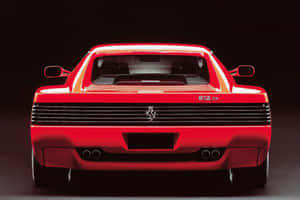 Ferrari Testarossa In Action Wallpaper