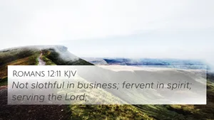 Fervent In Spirit Bible Verse Wallpaper