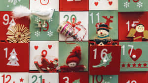 Festive Advent Calendar Countdown Wallpaper