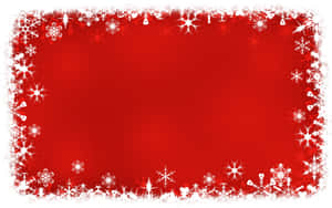 Festive And Aesthetically Pleasing Red Aesthetic Christmas Wallpaper