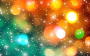 Festive_ Bokeh_ Lights_ Background Wallpaper