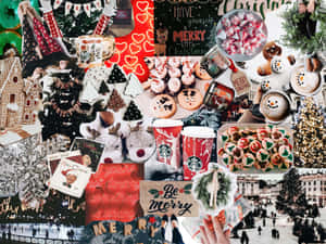 Festive Holiday Collage.jpg Wallpaper