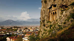 Fethiye Lycian Rock Tombs Wallpaper