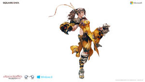 Ff14 Yellow Lady Monk Wallpaper