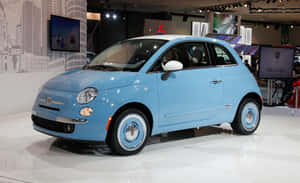 Fiat 500: Cozy City Drive Wallpaper