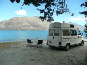 Fiat Ducato Camper Lakeside Getaway Wallpaper