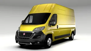 Fiat Ducato Yellow Van Studio Shot Wallpaper