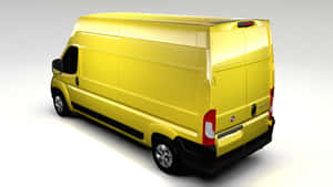 Fiat Ducato Yellow Van3 D Render Wallpaper