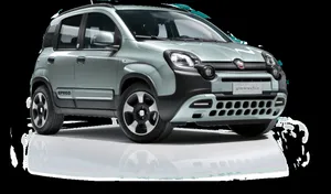 Fiat Fiorino In Urban Setting With Modern Architecture Wallpaper