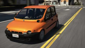 Fiat Multipla Exemplifying Italian Craft Wallpaper