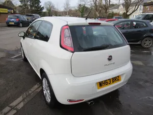 Fiat Punto In Mountain Landscape Wallpaper