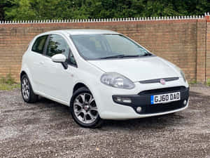 Fiat Punto On The Road Wallpaper