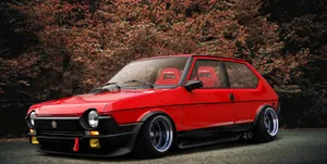 Fiat Ritmo On The Road Wallpaper