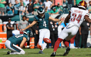 Field Goal Attempt Football Game Wallpaper