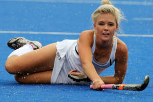 Field Hockey Samantha Harrison Wallpaper