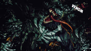 Fierce And Menacing Scary Venom Wallpaper