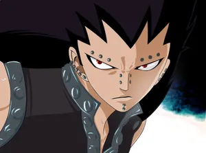 Fierce And Powerful Gajeel Redfox Wallpaper