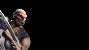 Fierce Baraka Unleashed In Mortal Kombat Wallpaper