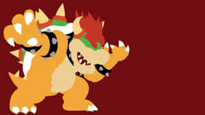 Fierce Bowser Relentlessly Roaring Wallpaper