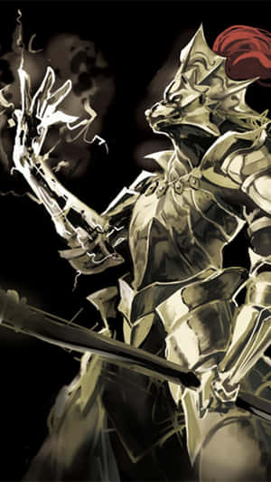 Fierce Dragon Slayer Ornstein In Action Wallpaper