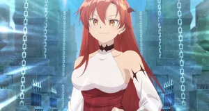 Fierce Dragon Tamer Standing On A Cliffside With A Mystical Beast By His Side Wallpaper