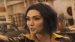 Fierce Faye Valentine Ready For Action Wallpaper