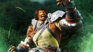 Fierce Hrothgar Warrior Final Fantasy X I V Wallpaper