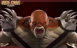 Fierce Kintaro In Mortal Kombat Battle Wallpaper