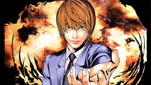 Fierce Light Yagami Wallpaper