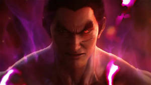 Fierce Look Of Kazuya Mishima Wallpaper