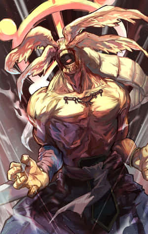 Fierce Mahoraga Illustration Wallpaper