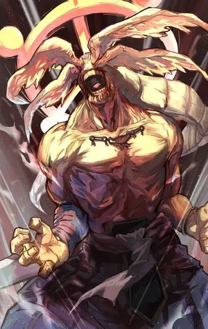 Fierce Mahoraga Illustration Wallpaper