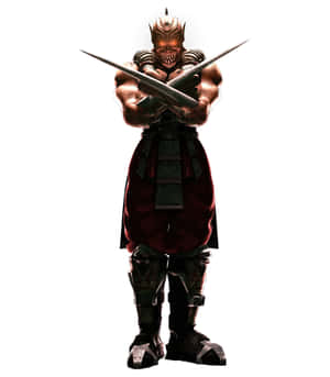 Fierce Mortal Kombat Warrior - Baraka Unleashes His Blades Wallpaper
