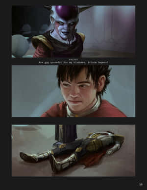 Fierce Rivals: Vegeta And Frieza Face Off Wallpaper